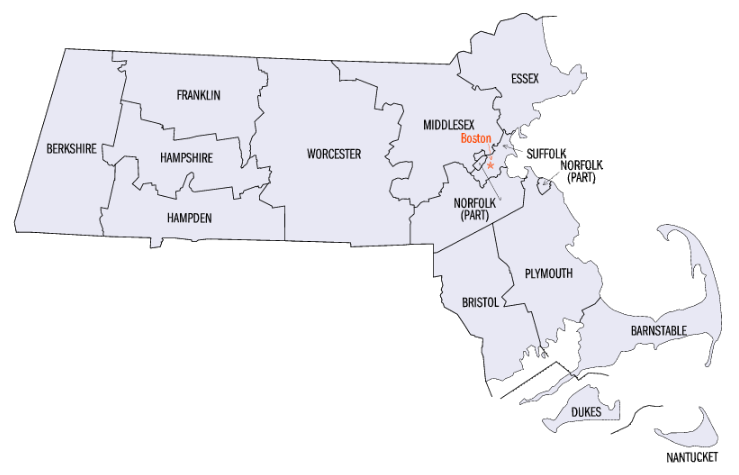 Is Worcester a county in Massachusetts?