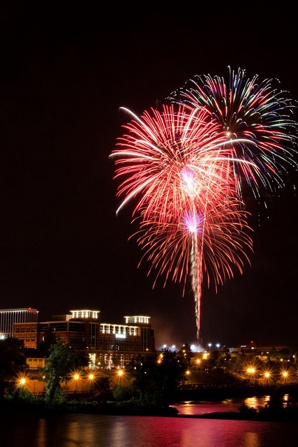 What time are fireworks in Columbus GA?