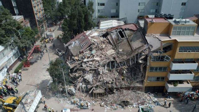 ¿Qué edificios se cayeron en el terremoto de 2017?